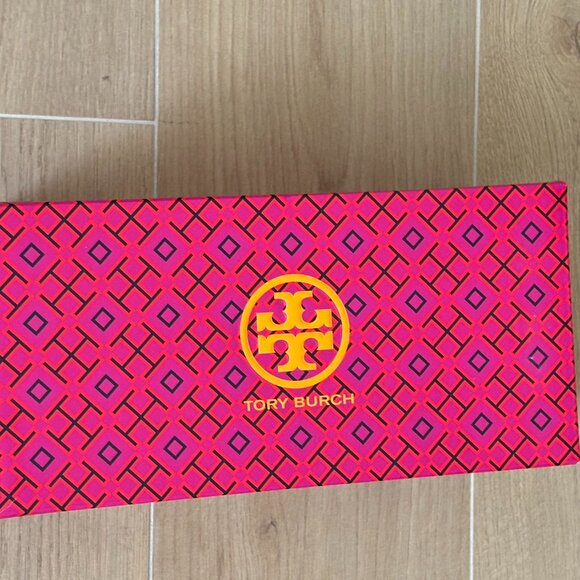 Tory Burch Miller Mirrored Metallic Teal Sandal - Picture 10 of 14